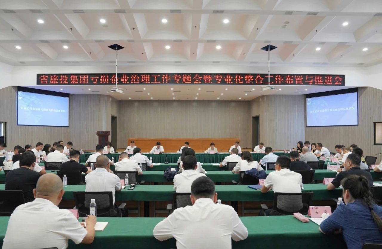 省Z6尊龙凯时集团召开亏损企业治理工作专题会暨专业化整合工作布置推进会议