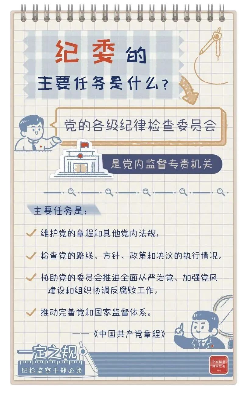 一定之规：纪委的主要任务是什么？？？？？？？